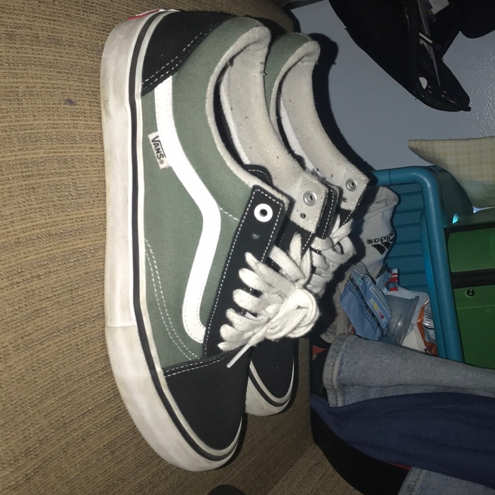 Old skool pro vans black/green